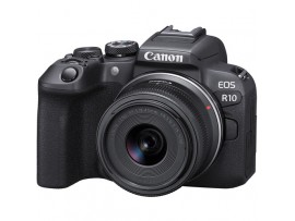 Canon EOS R10 Kit 18-45mm Mirrorless Camera (Promo Cashback Rp 1.000.000 Periode 01 s/d 31 Agustus 2026)