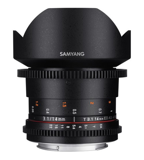 Samyang For Canon 14mm T3.1 VDSLR II