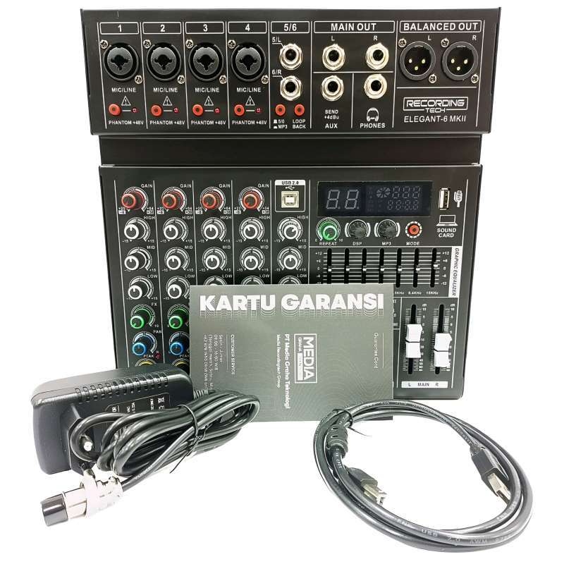 Recording Tech Elegant-6 MK2 - Professional 6 Channel Mixer