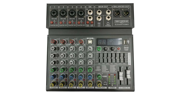 Recording Tech Elegant-6 MK2 - Professional 6 Channel Mixer