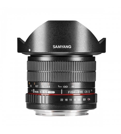 SAMYANG 8mm f3.5 UMC CS II Fisheye Lens For Canon