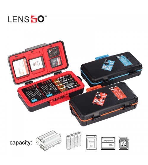 LensGo D950 Waterproof Memory Card and Battery Case