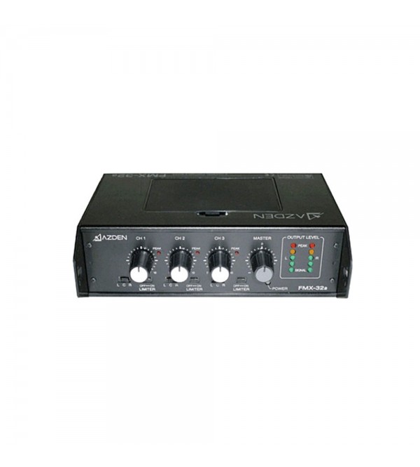 Azden FMX-32A 3-Channel Portable Field Mixer