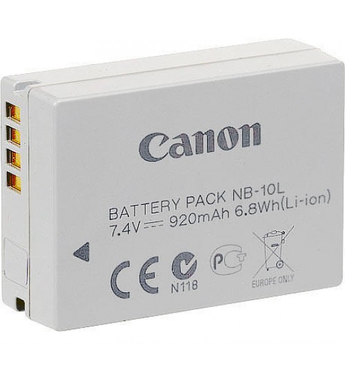 Canon Battery NB-10L for PowerShot SX40 / SX50 / G1X / G15 / G16