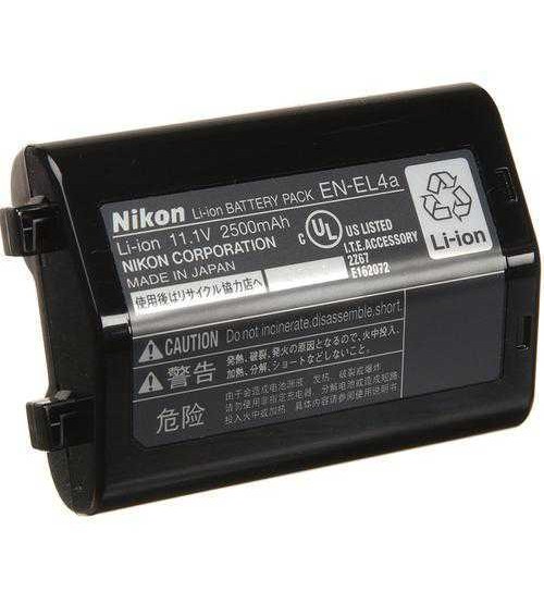 Nikon Battery EN-EL4a for D2H / D2Hs / D2X / D2Xs / D3 / D3s / D3x